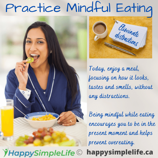 Practice Mindful Eating