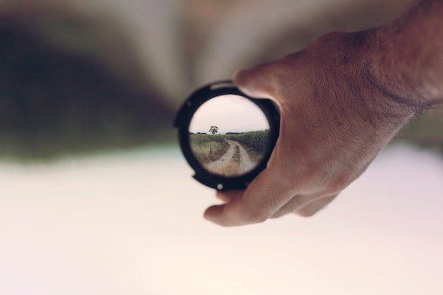 enhanced focus, Person Holding Lens Focus Photography